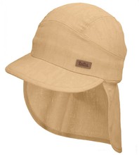 Czapka na lato dla chłopca, safari,  z fitrem UV,  piaskowa, Sunai, 52-54 cm