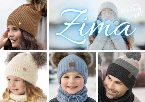 Zima 2025/2026 - czapki zimowe