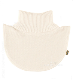 Komin merino dla dziecka, golfik, podszyty polarem, Querta, kremowy, 3-6 lat