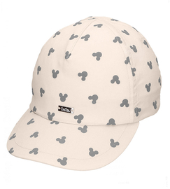 Czapka z daszkiem dla dziewczynki, UV 30+, Fonsia, kremowy, 52-56 cm