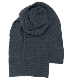 Szalik zimowy męski, niebieski