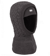 Kominiarka zimowa dla chłopca, szara, Baridi, 50-54 cm