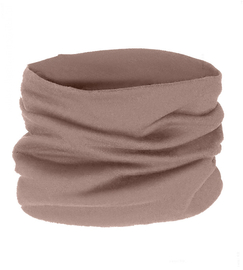 Komin bawełniany, damski, kakaowy