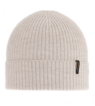 Czapka zimowa damska, wełna merino, Geman, jasnobeżowa, 56-58 cm