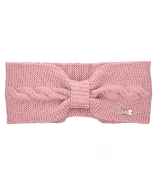 Opaska z wełna merino i kaszmiru dla dziewczynki, Venicia, różowy, 50-53 