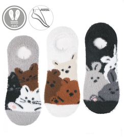 Skarpetki damskie frotte, ciepłe zimowe, dwupak, rozm. 38-41
