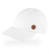 Czapka z daszkiem dla dziecka, filtr UV, Migga, biała, 46-50 cm