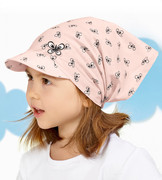 Chustka z daszkiem, na gumce, na głowę dla dziewczynki, Fly Away, 47-49 cm