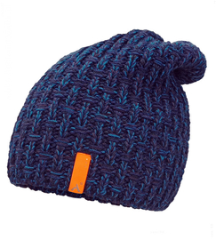 Czapka zimowa smerfetka, Anisja, niebieski melanż (2), 54-56 cm