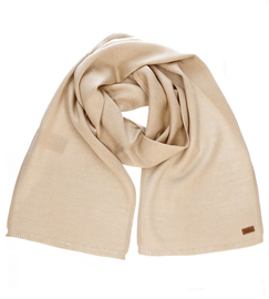 Szalik z wełny 100% MERINO, 7641, beżowy (piaskowy)