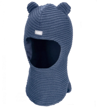 Kominiarka zimowa z wełny merino dla chłopczyka, Calleto, niebieska, 44-48 cm 