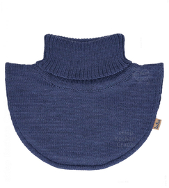 Komin merino dla chłopczyka, golfik, granatowy, 3-6 lat