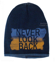 Dzianinowa czapka  dla chłopca Look Back  rozm.  54-56 cm
