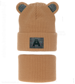 Komplet zimowy: czapka i komin, Romoka rozm. 48-52 cm