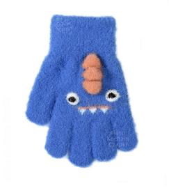 Rękawiczki dla chłopca, R237, niebieski, rozm. 4-6 lat