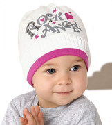 Czapka wiosenna/ jesienna dla dziewczynki, Rock Angel, 46-50 cm