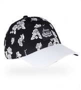 Czapka z daszkiem dla dziewczynki, czarna, Drama Gueen, 52-56 cm