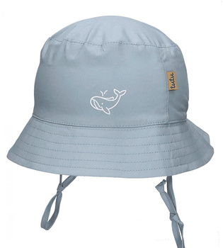 Kapelusz dla chłopca, UV, wiązany, Samito, niebieski, 50-52 cm