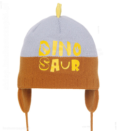 Czapka chłopięca, przejściowa, zima/wiosna/jesień, dinozaur Jarrd  rozm. 46-49 cm