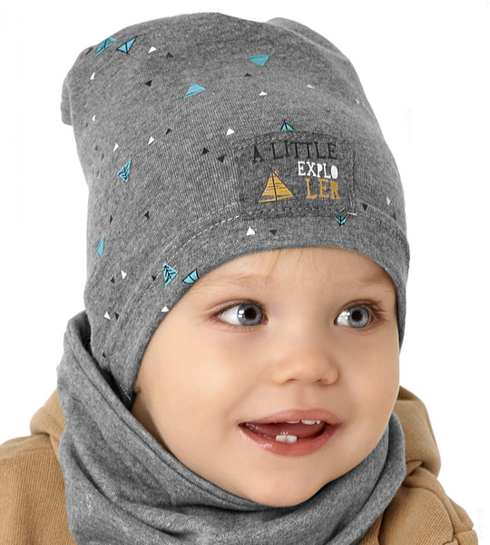 Czapka chłopięca Little Expo rozm. 48-52 cm