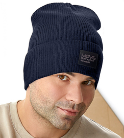 Czapka wiosenna-jesienna męska, Mosala, granatowy, 56-58 cm