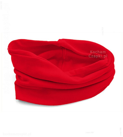 Komin dla dziecka, tuba, golf, bawełniany, czerwony (S)