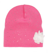 Czapka wiosenna/jesienna dla dziewczynki,  Refia, różowa, 48-50 cm