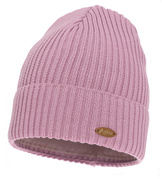 Czapka zimowa damska, 50% merino, Lissha, wrzosowa, 55-58 cm