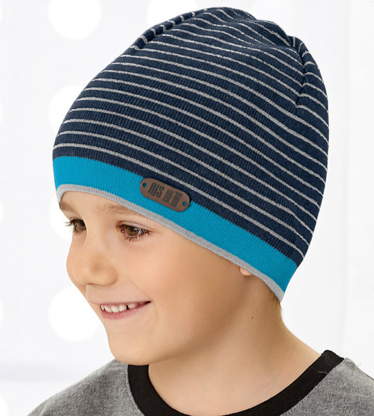 Czapka dla chłopca, wiosenna/jesienna, Ingmar, r. 49-53 cm 