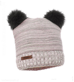 Czapka zimowa dla dziewczynki, z uszkami, Theo, rozm. 52-54 cm