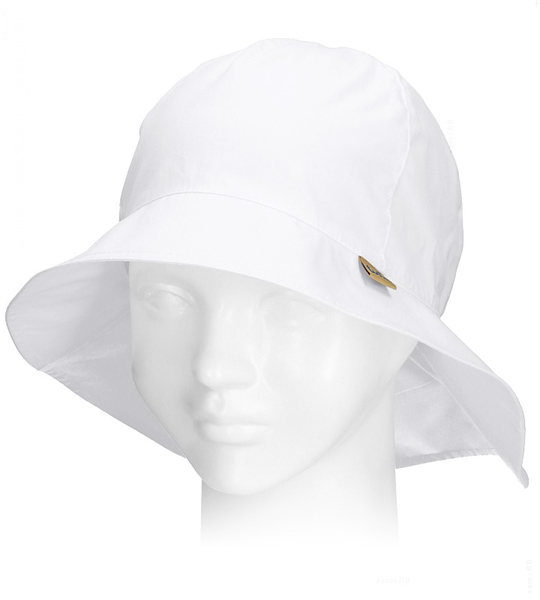 Kapelusz dla dziewczynki z filtrem UV, Tomisia, biały, 54-56 cm