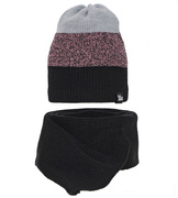 Komplet zimowy dla dziewczynki: czapka i szalik,  Routney, fioletowy, 52-54 cm