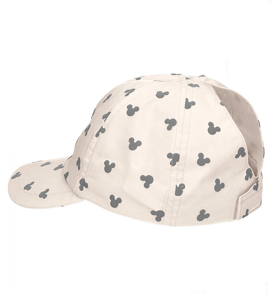 Czapka z daszkiem dla dziewczynki, UV 30+, Fonsia, kremowy, 50-53 cm