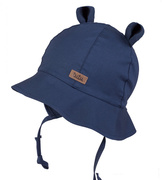 Kapelusz dla dziecka, UV, bawełniany, granatowy, Solving, 48-50 cm