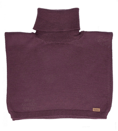 Komin z golfem z wełny merino, uniwersalny, damski, młodzieżowy, burgundowy