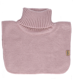 Komin z golfem, golfik, podszewka polar, róż brudny, 1-3 lat