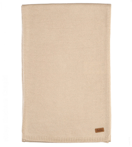 Szalik z wełny MERINO, 7641, beżowy (piaskowy)