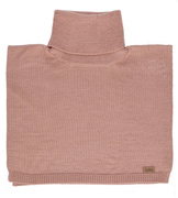 Komin z golfem z wełny merino, róż indyjski, uniwersalny, damski, młodzieżowy