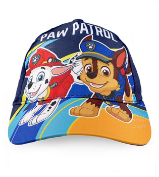 Czapka z daszkiem na lato dla chłopca, Psi Patrol, W04, granatowa, 50-52 cm
