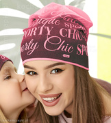 Czapka młodzieżowa, damska, smerfetka  Sporty Chic, rozm. 54-56 cm