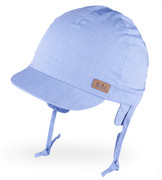 Czapka z daszkiem dla chłopca, filtr UV, niebieski, Lutek,  44-46 cm