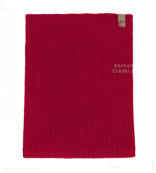 Komin z dzianiny prążkowanej jesienno zimowy Catrine