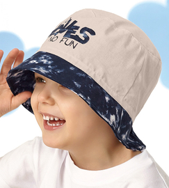 Kapelusz dla chłopca na lato, beżowy, No Waves, rozm. 52-54 cm