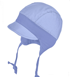 Czapka na lato dla chłopca, filtr UV, niebieska, Piloto, 36-38 cm