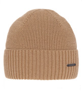 Czapka zimowa męska, z wełną merino, Nehk, kamel, 55-58 cm