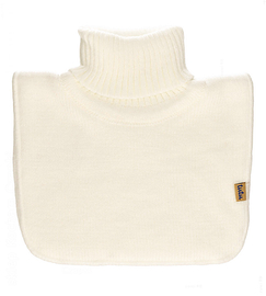 Komin z golfem, golfik, podszewka polar, kremowy, 1-3 lat