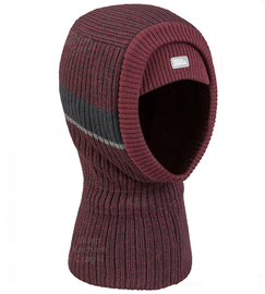 Kominiarka zimowa chłopięca, Odinno, bordowa, 46-50 cm