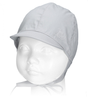Czapka na lato dla chłopca, filtr UV, szara, Sea Breeze, rozm. 42-44 cm