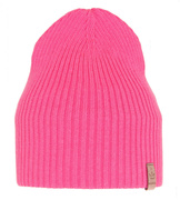 Czapka wiosenna/jesienna dla dziewczynki, modna, róż landrynka, Lisana, 49-52 cm