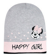 Czapka wiosenna - jesienna, dla dziewczynki, szara, Talda, 52-54 cm